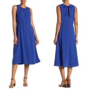 Bobeau Francis Tie-Back Midi Dress